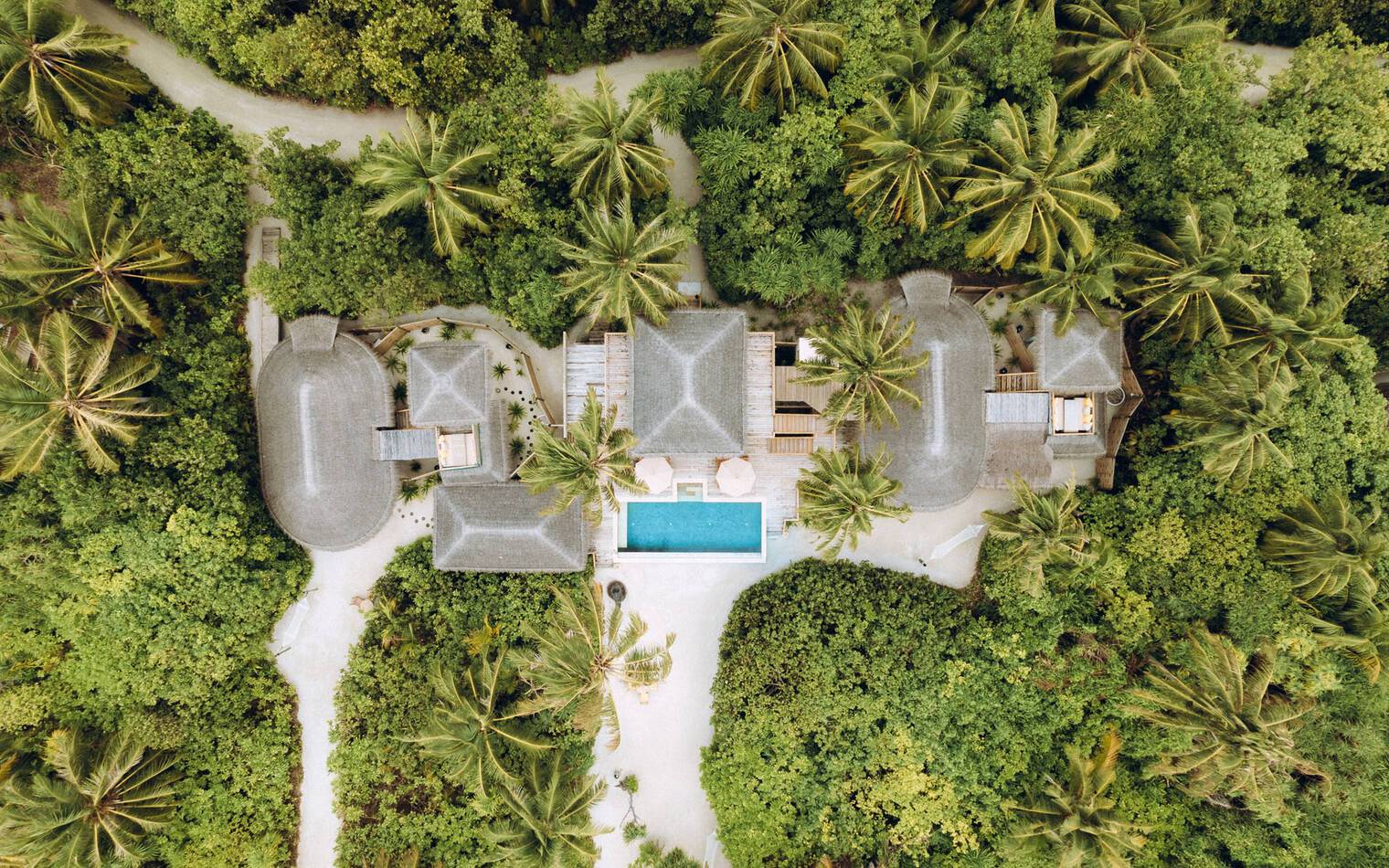 Six Senses  Laamu Villa Piscine Extérieur